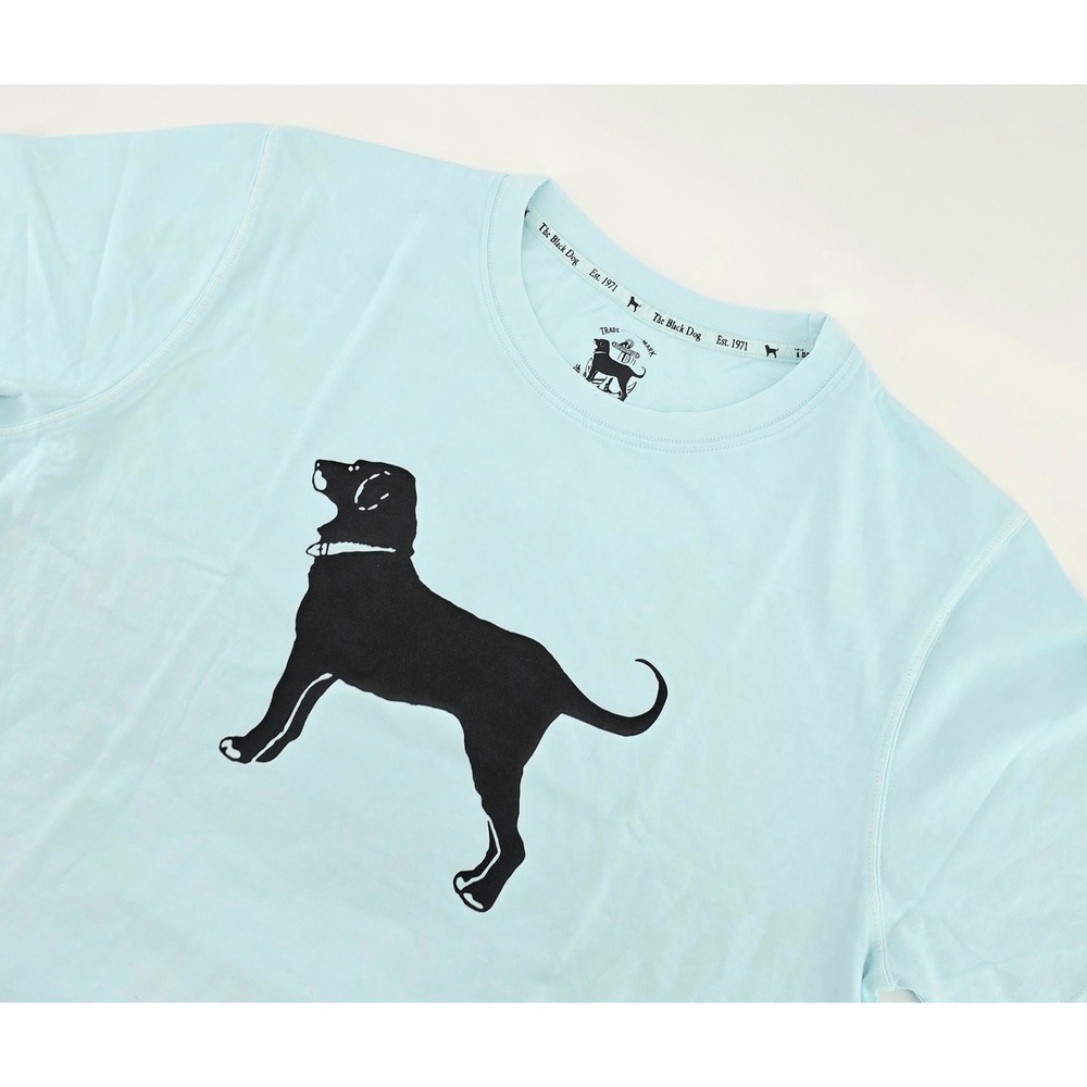 The Black Dog Short Sleeve T-Shirt Mens Size M Blue Graphic Print T Shirt 2026